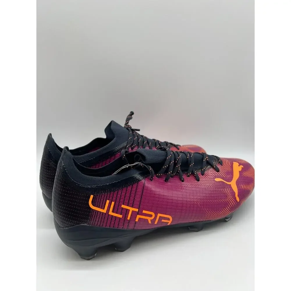 Puma Ultra 2.4 Fg/Ag Soccer Cleats Purple Black 106698-03 Men's Size 11 NEW
